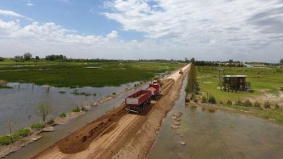 Comuna y provincia mejoran el sistema de bombeo en Melincué