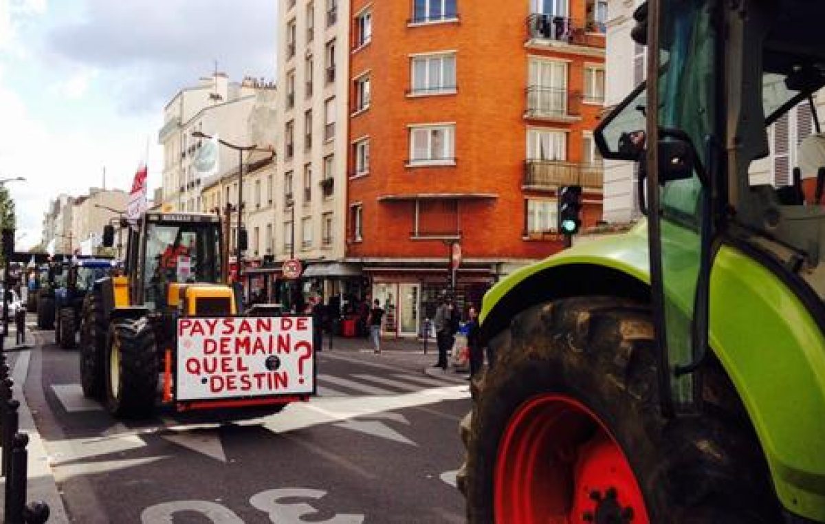 Los agricultores franceses temen el TLC entre UE-Mercosur
