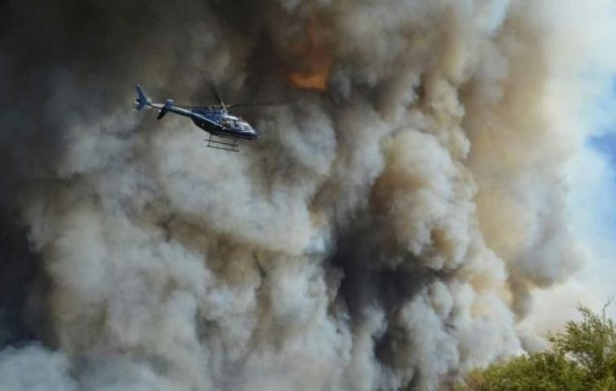 Ya suman más de 600.000 las hectáreas quemadas por los incendios en La Pampa