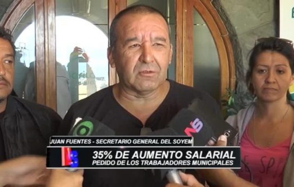 Trabajadores municipales de Bariloche insisten en un reajuste salarial del 35 por ciento