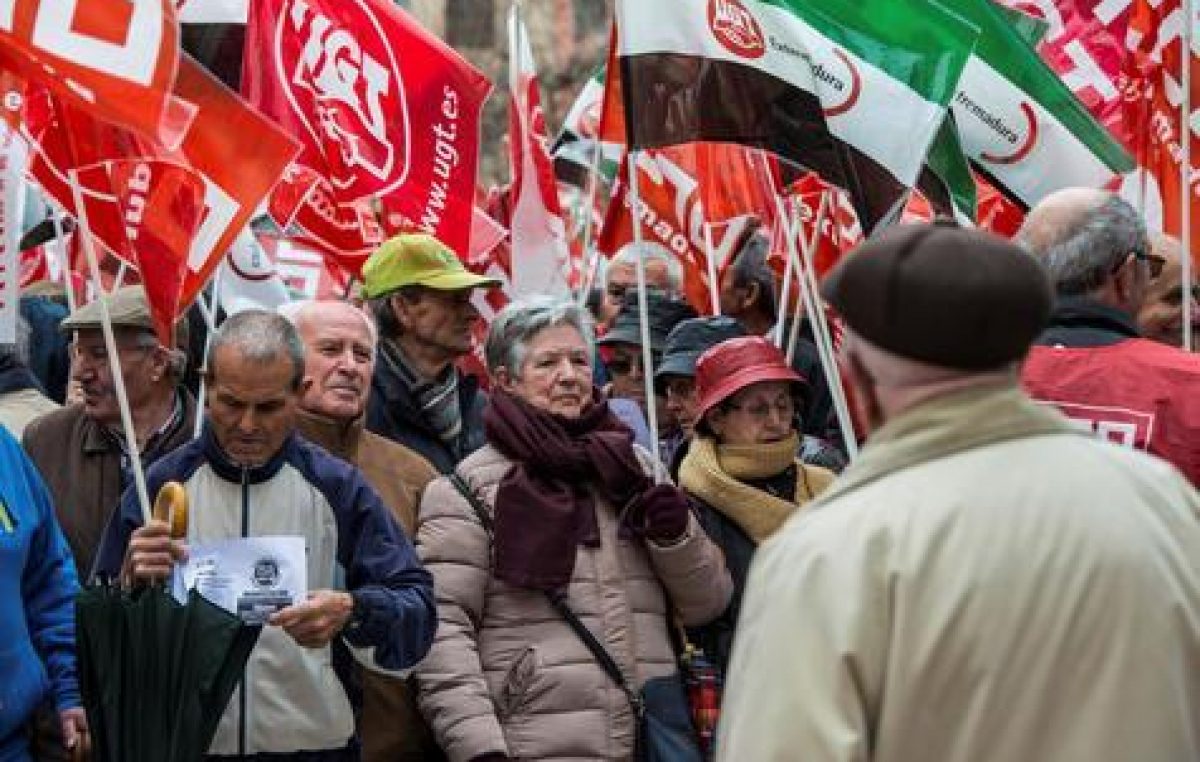 Multitudinarias movilizaciones en España en reclamo por una jubilación digna