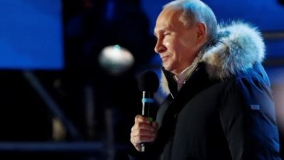 Putin ganó por el 76 por ciento de votos en unas elecciones sin verdaderos rivales
