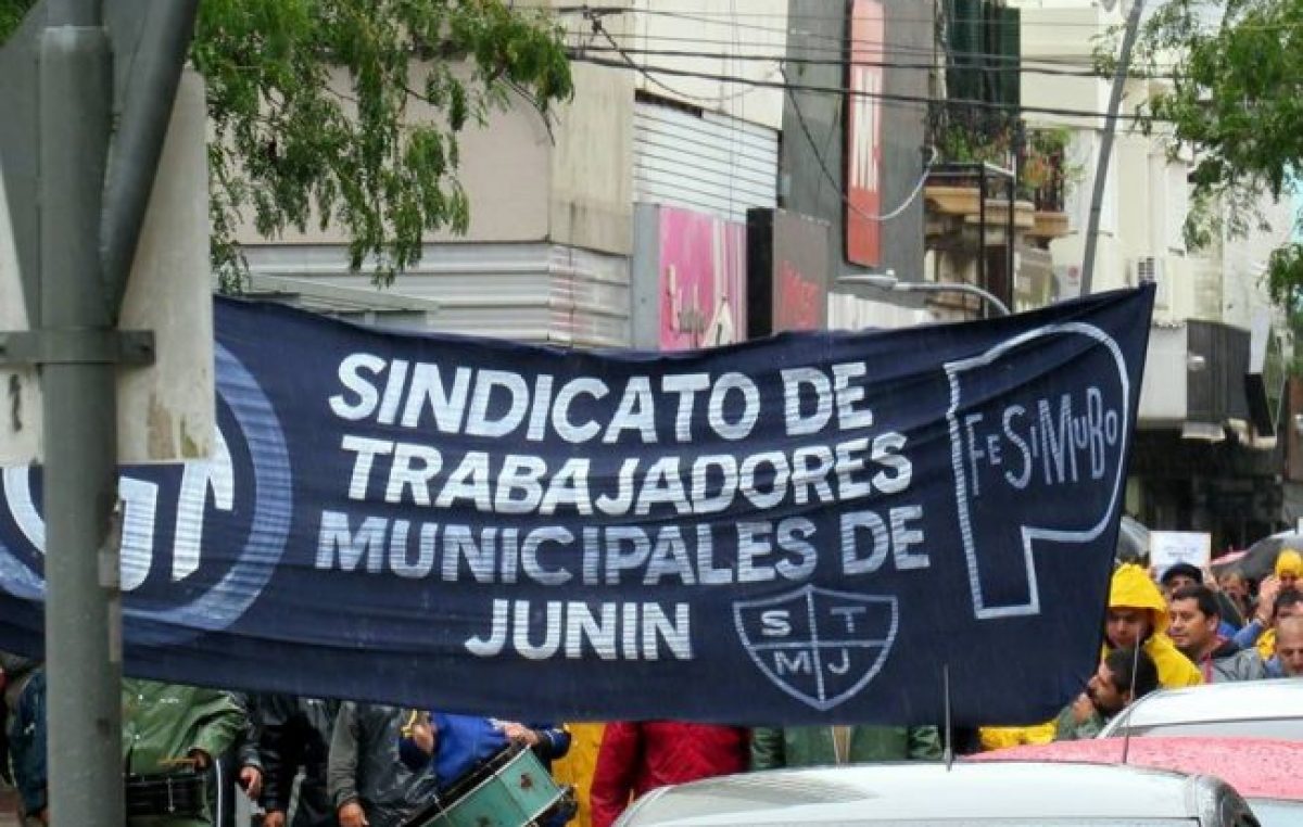 Junín: Nuevo paro con movilización de los trabajadores municipales