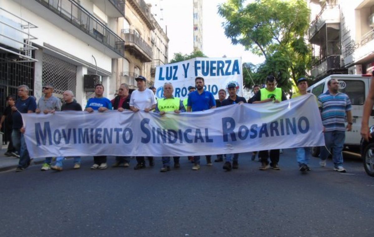Movimiento Sindical Rosarino, contra el FMI