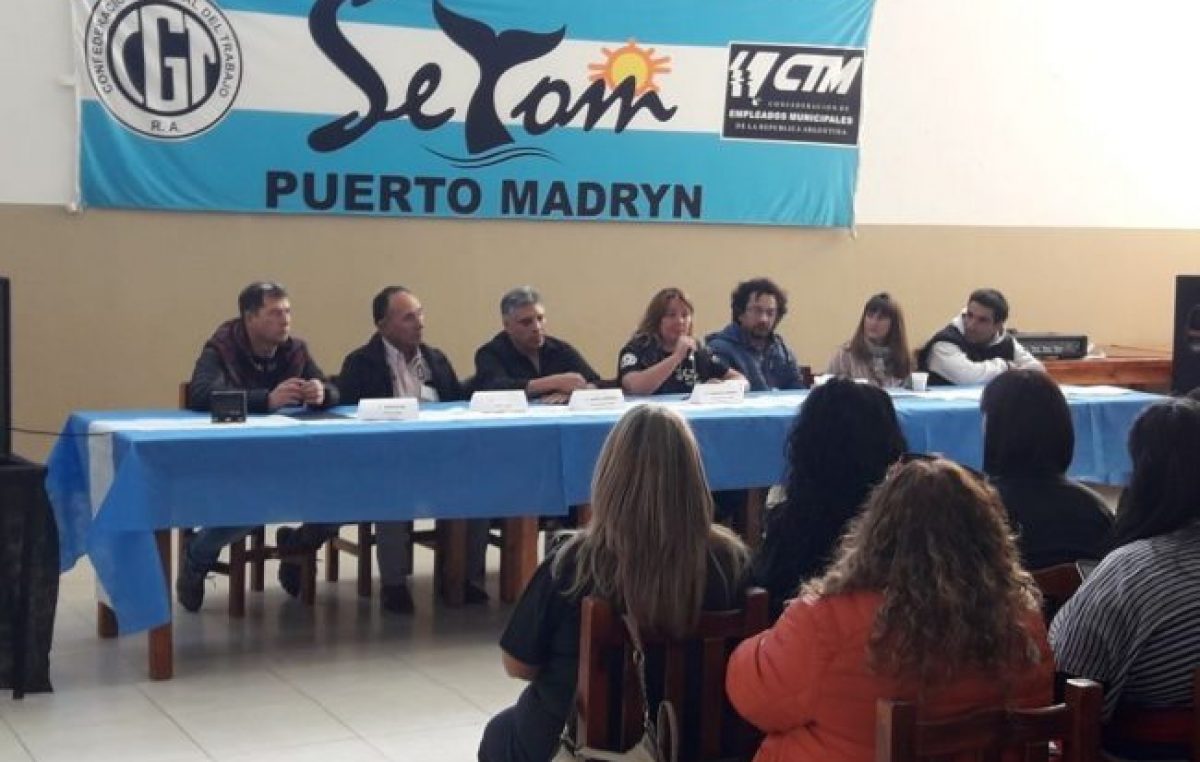 Puerto Madryn: SOEME junto a otros sindicatos de empleados municipales emitieron un documento al gobernador