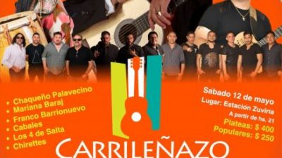 “Carrileñazo 2018” del 11 al 13 de mayo en El Carril