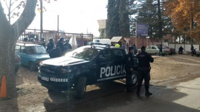 Paro nacional: provocación de la Policía de Mendoza contra trabajadores municipales de Guaymallén