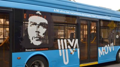 Rosario: Fein calificó de «insignificante» la polémica por la imagen del Che en el transporte público