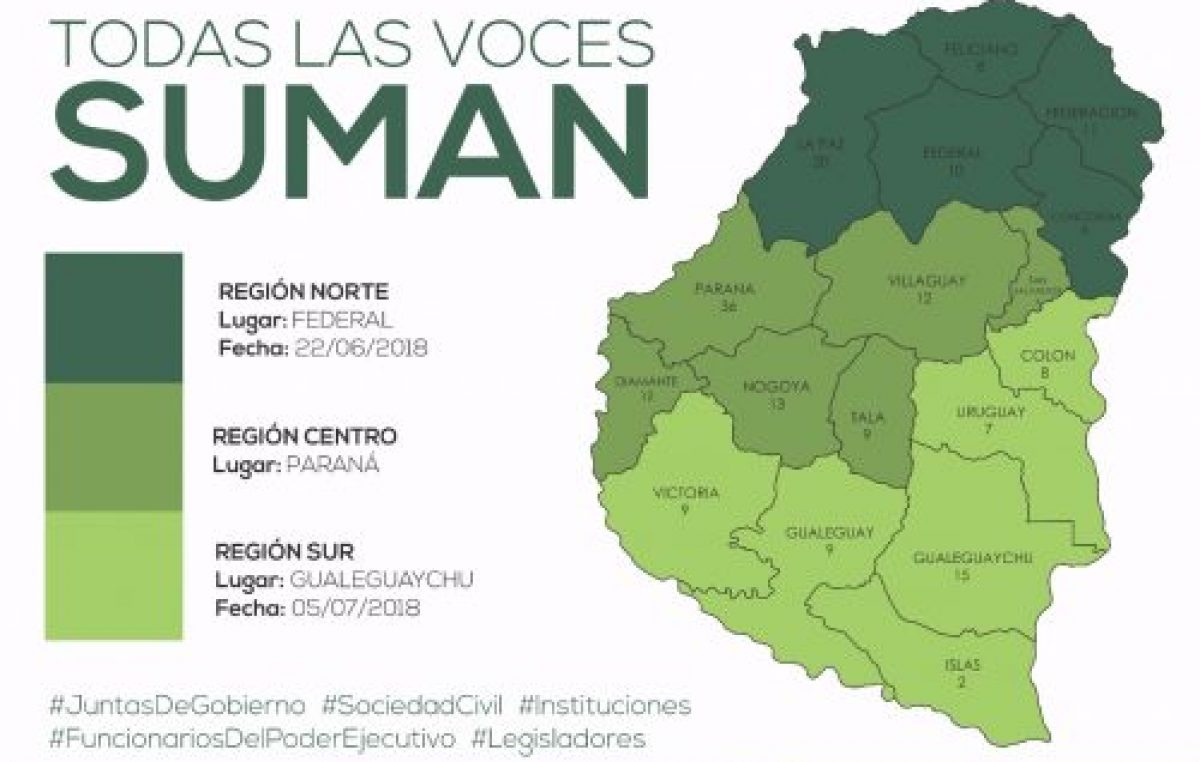 El “debate de clausura” de la Ley de Comunas será en Paraná y lo encabezará Bordet 