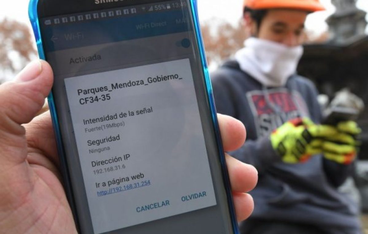 El Gran Mendoza tiene Wi Fi gratis en 48 áreas públicas