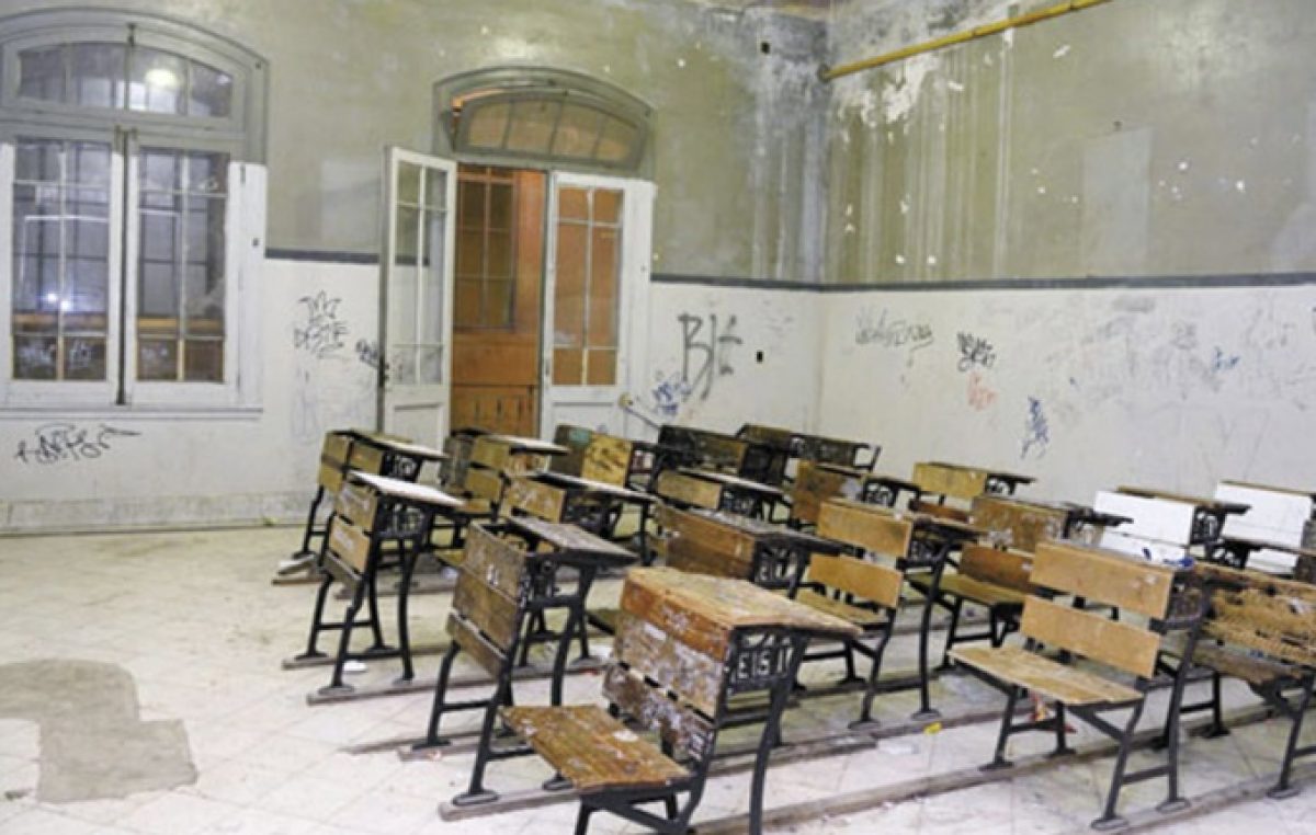 Un informe muestra una “situación alarmante” en la infraestructura de escuelas bonaerenses