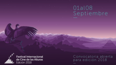 Festival Internacional de Cine de las Alturas, del 1 al 8 de septiembre, Jujuy
