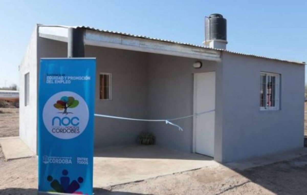 Serrezuela: otras 14 viviendas dignas, en reemplazo de ranchos