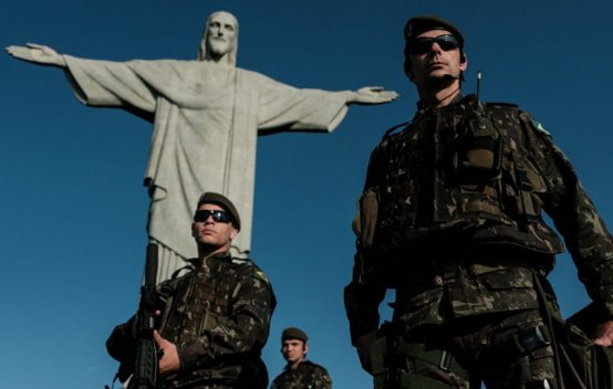 Una pintura marcial del Brasil de hoy