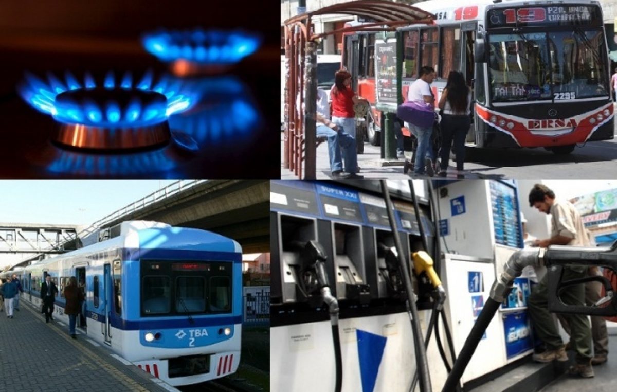Octubre caliente: confirman nuevos tarifazos de gas, transporte, prepagas y combustible