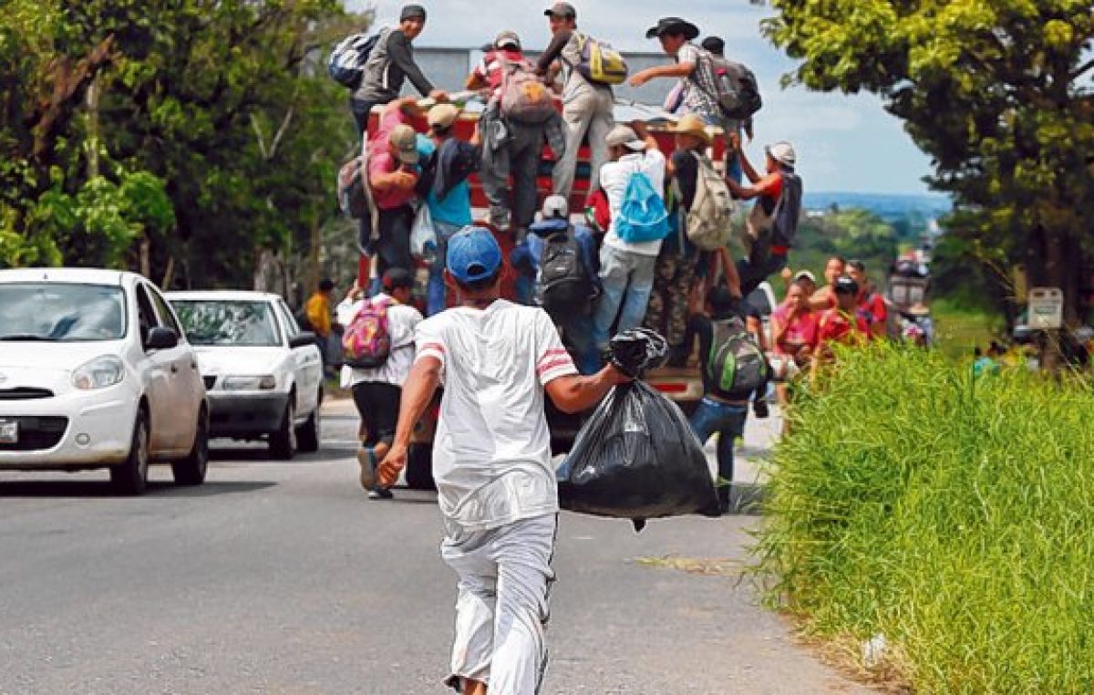 La caravana de migrantes llega a Ciudad de México