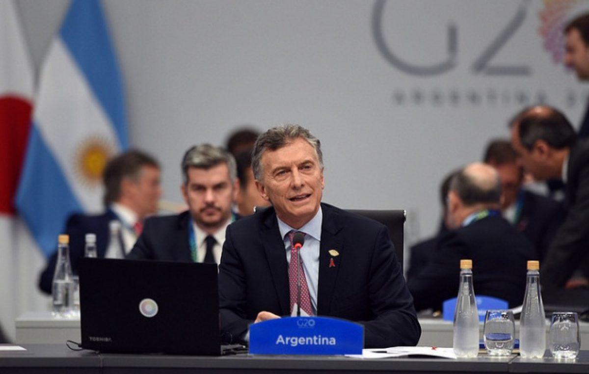 Revelan que Macri pagó 750 millones a una firma alemana para que organice la cumbre del G20