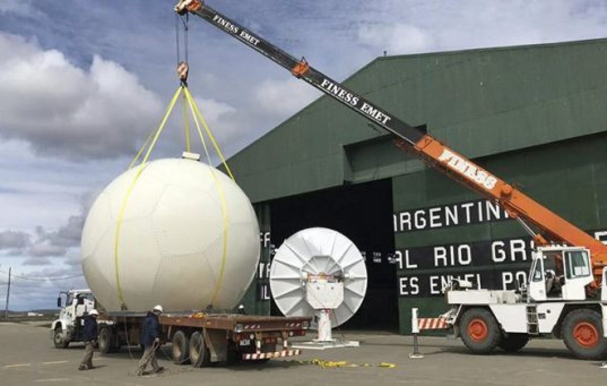 INVAP instaló el radar meteorológico más austral del mundo en Río Grande
