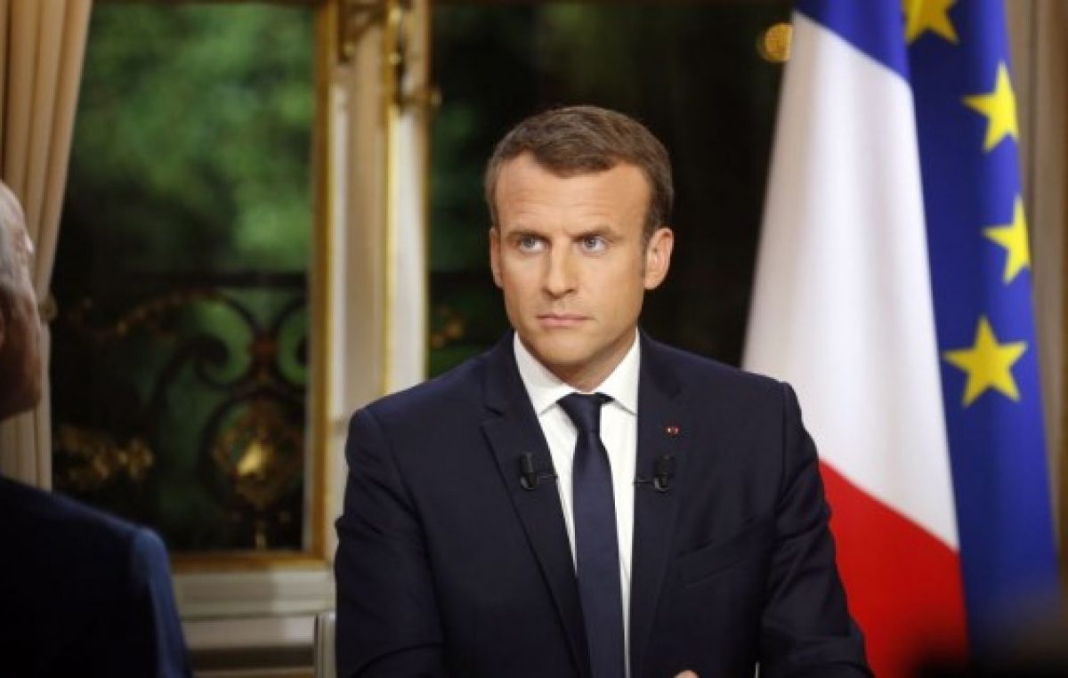 Macron anunció medidas para frenar la protesta
