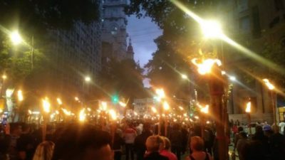 El jueves 17 se realizará la Marcha de las Antorchas en Rosario