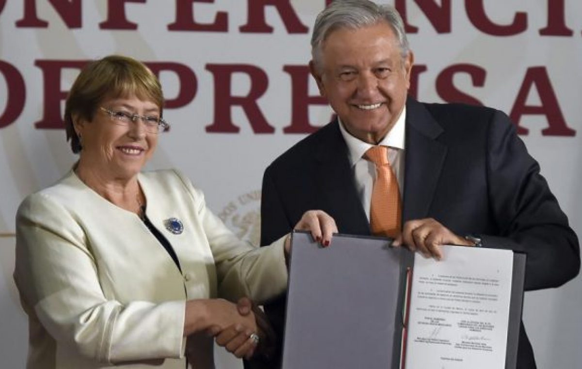 Bachelet apuesta a la Guardia Nacional creada por López Obrador