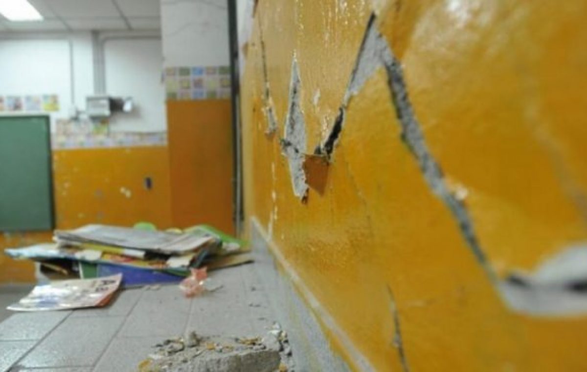El municipio de Mar del Plata recibe más de un millón de pesos por día, pero el 50% de las escuelas tiene problemas edilicios