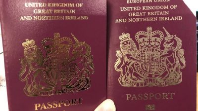 Los pasaportes británicos ya no dicen «Unión Europea»