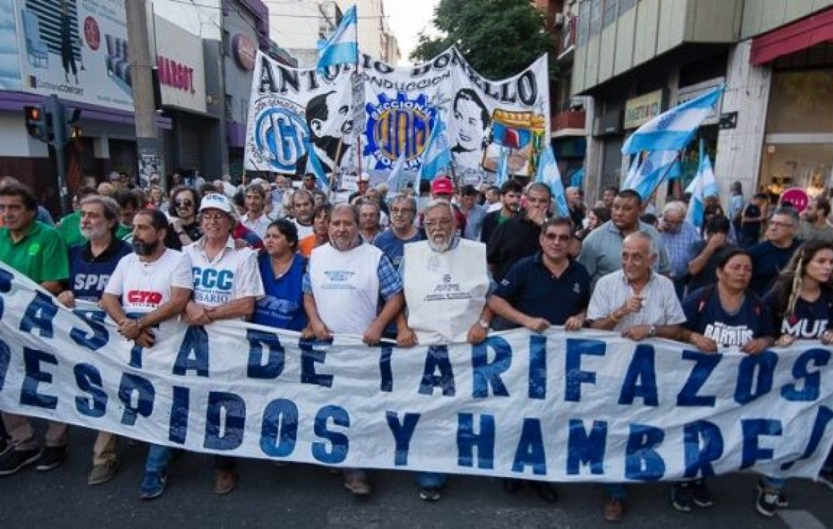 Convocan en Rosario a una nueva marcha contra los tarifazos y el ajuste