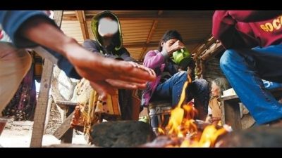 San Juan: Más de 300 familias de Iglesia padecen los coletazos de las bajas temperaturas