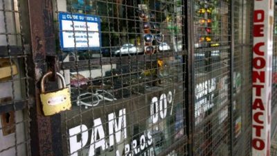 La crisis que baja persianas: Más de 7 mil comercios de Buenos Aires cerraron en cuatro meses