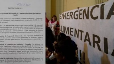 Por una norma de Larreta, chicos de escuelas porteñas ya no pueden almorzar