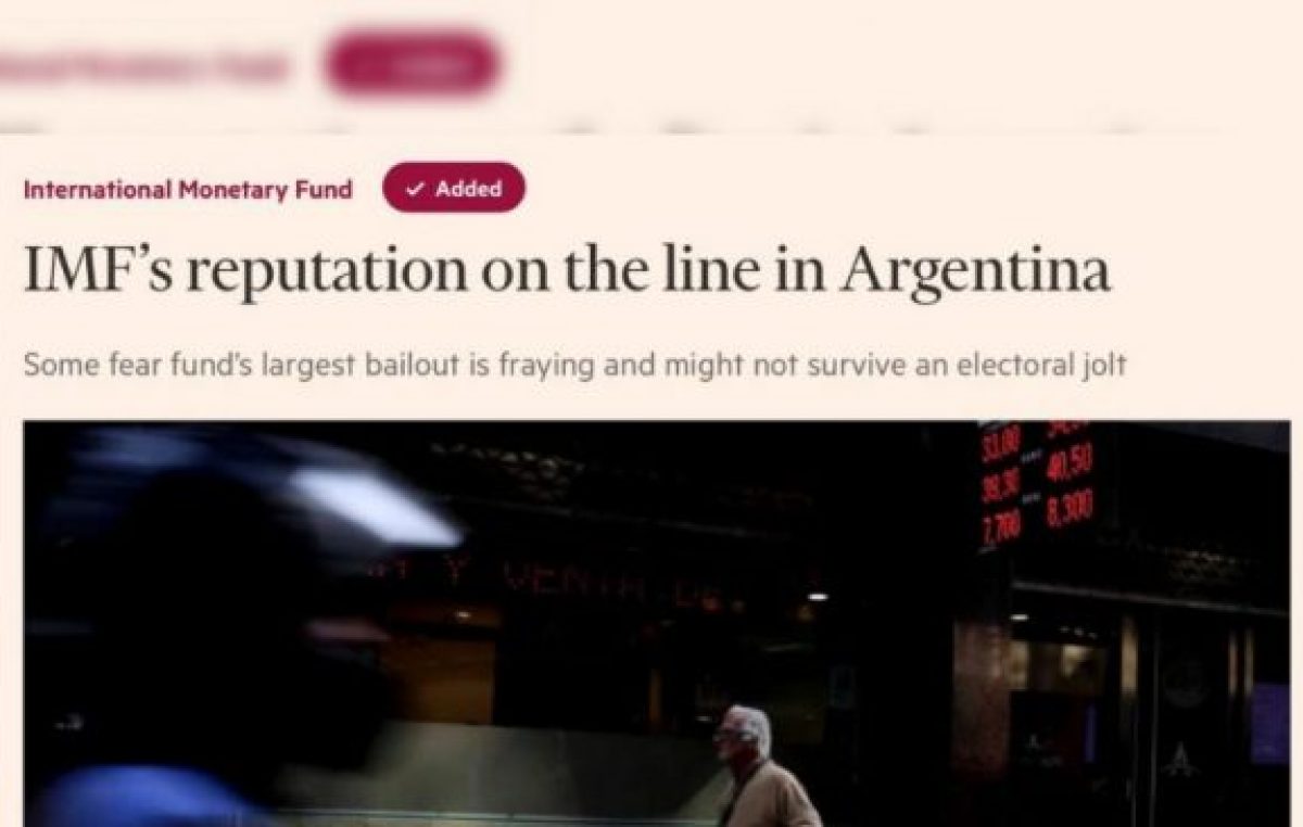 «El FMI se juega su reputación en la Argentina»