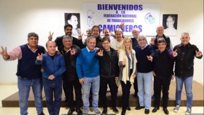 El Frente Sindical de los Moyano formalizó su apoyo a la fórmula Kicillof – Magario