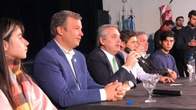 La apuesta de Alberto y de Kicillof por el Conurbano empezó por Brown y Lomas