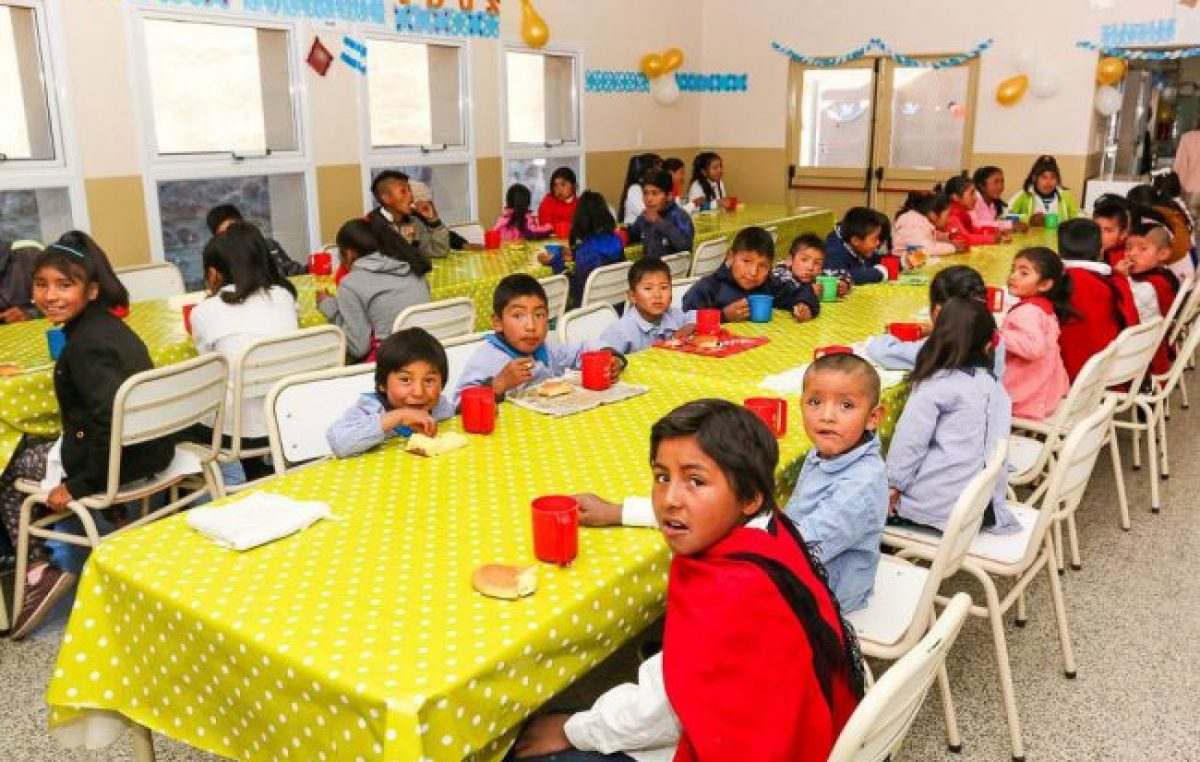 Darán el almuerzo los fines de semana en 139 escuelas de Salta