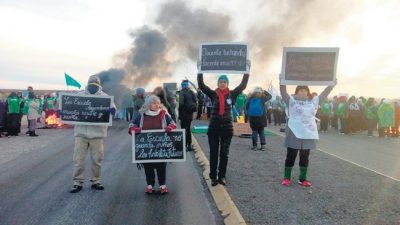 Chubut: Las rutas siguen cortadas