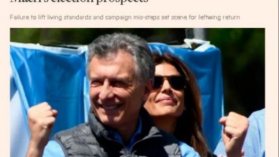 El Financial Times demoledor: “Macri es un hombre muy rico que no está en contacto con los problemas de la gente”