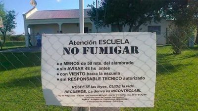 Otro freno a las fumigaciones cerca de las escuelas rurales entrerrianas