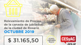 Nuevo golpe al bolsillo de jubilados: a cuánto se fue la canasta básica