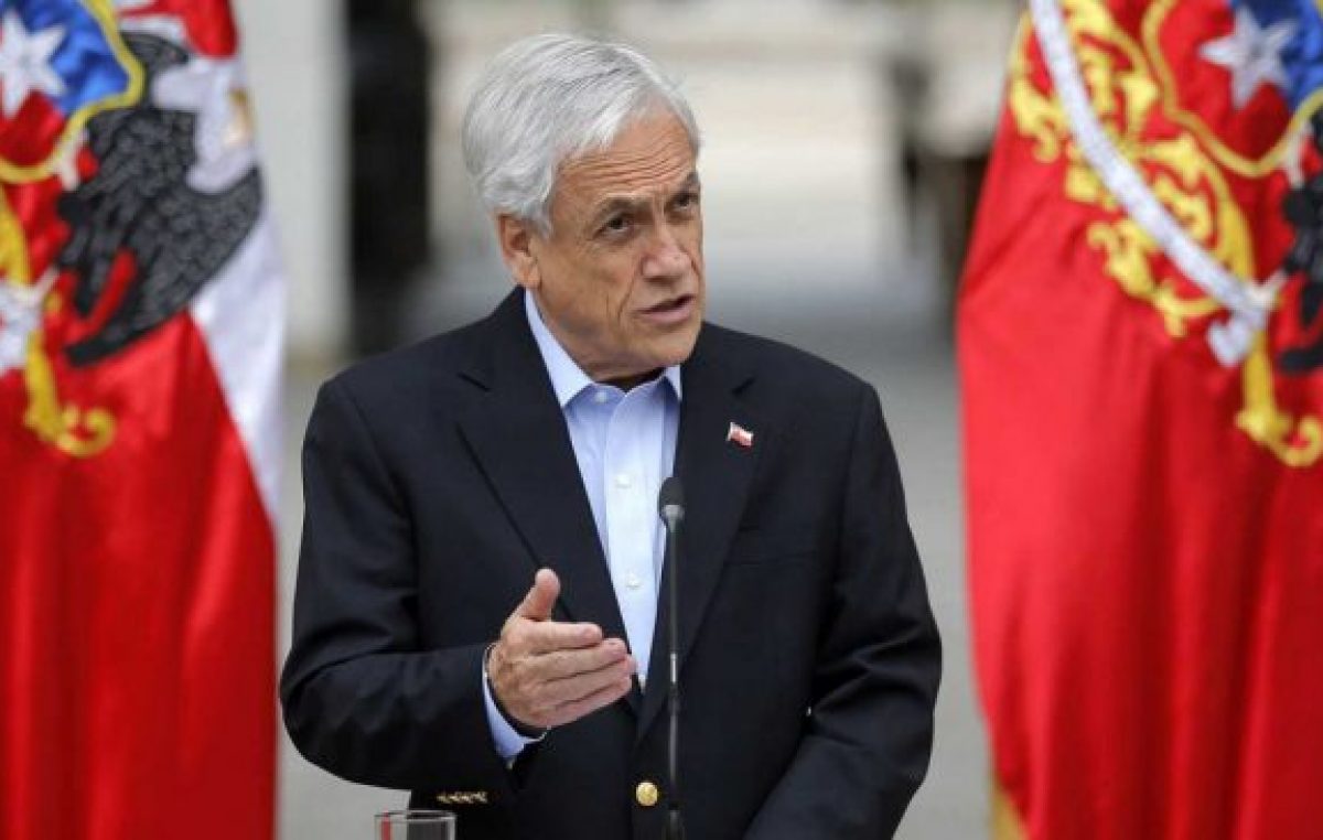 Piñera pidió al Congreso apurar leyes represivas