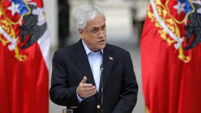 Piñera pidió al Congreso apurar leyes represivas