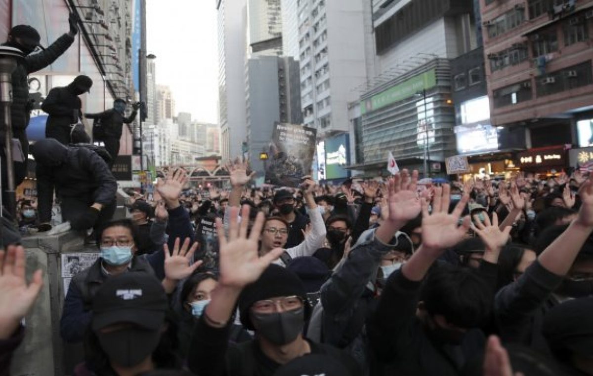 Otra vez, Hong Kong salió en masa a reclamar por más libertades a Pekín