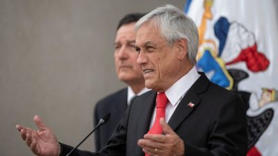 Piñera alcanzó el nivel más bajo de aprobación presidencial