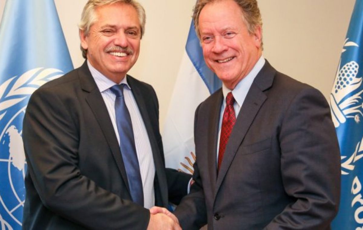 Fernandez le presentó “Argentina contra el hambre” al director del programa Mundial de Alimentos de la ONU