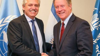 Fernandez le presentó “Argentina contra el hambre” al director del programa Mundial de Alimentos de la ONU