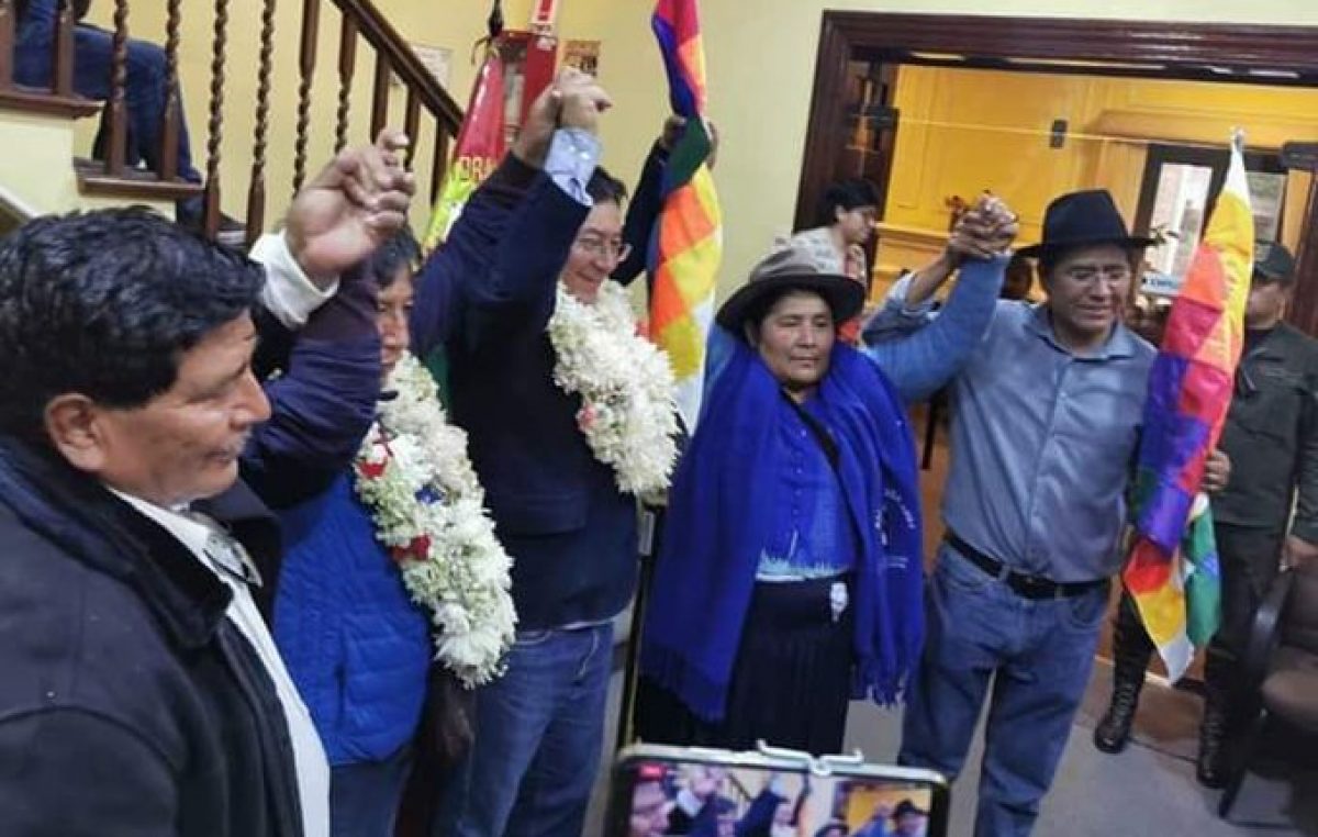 Bolivia: El MAS inscribió su fórmula presidencial