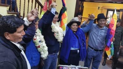 Bolivia: El MAS inscribió su fórmula presidencial