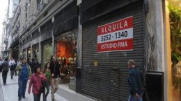 Aumentan los locales cerrados en avenidas porteñas