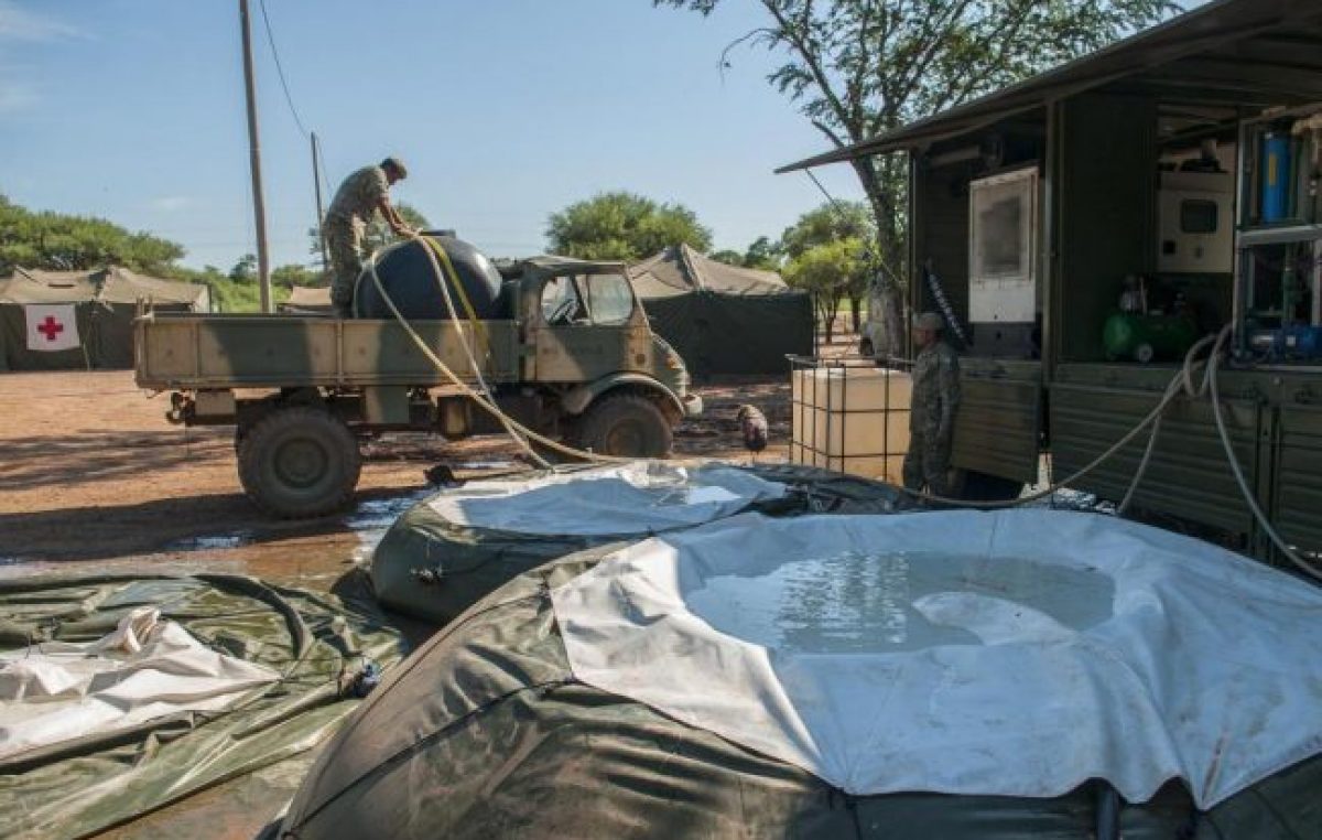 Una sola planta del Ejército provee agua a 68 comunidades originarias