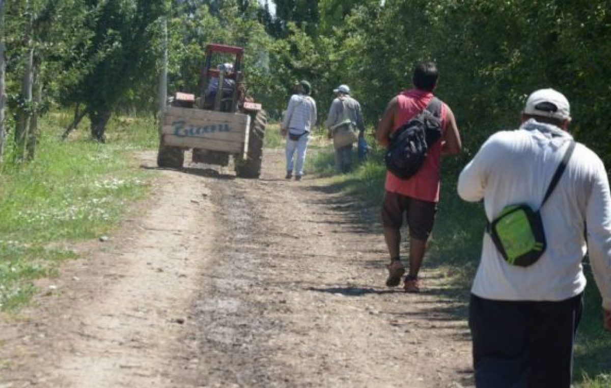 Trabajadores golondrinas varados en Río Negro volverán a sus provincias